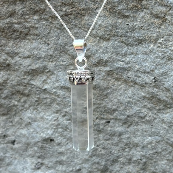 Crystal Point Necklace - Picture 13 of 16